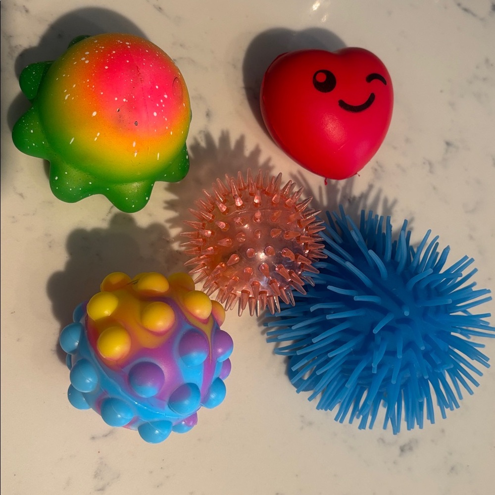 Colorful Sensory processing toy set